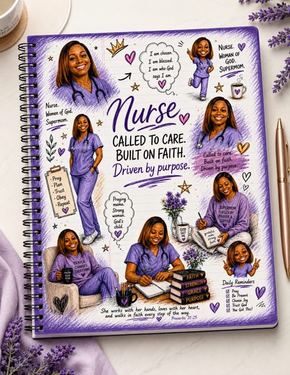 Custom 8.5” x 11” Spiral Bound Notebook | Personalized Writing |