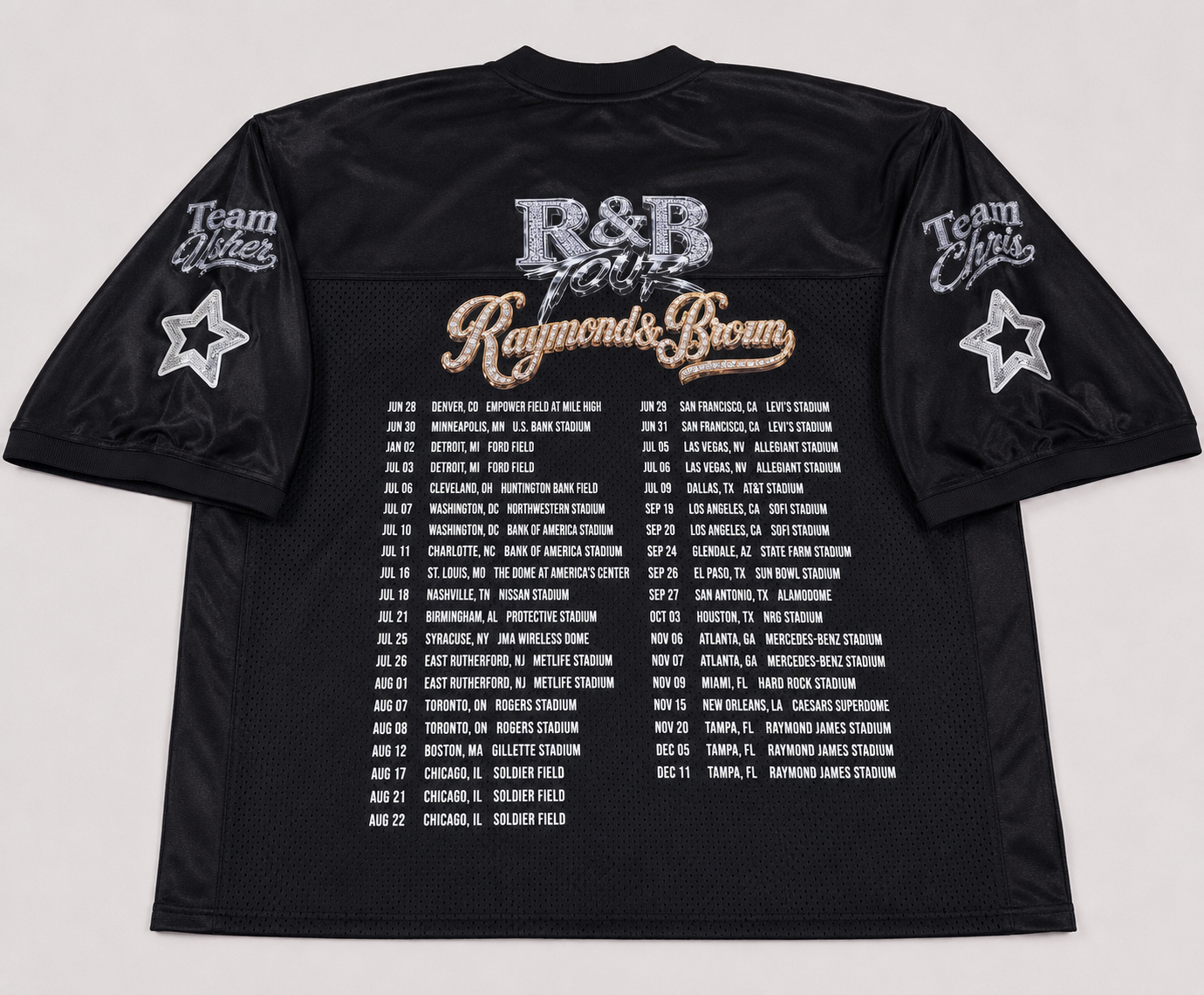 Custom Concert Football Jersey | Personalized Music Festival Jersey | Custom Event Apparel