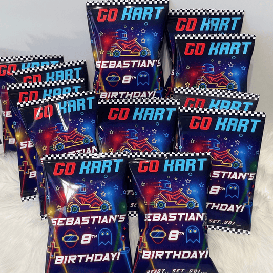 Custom Filled Party Favor Chip Bags – Set of 12