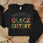 Black History Sweatshirt | Product of Black History Faux Embroidery