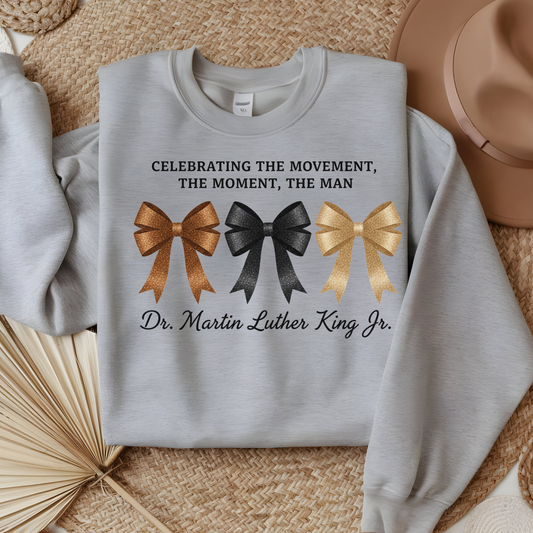 Black History Coquette Bows Sweatshirt | Culture Meets Feminine