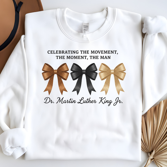 Black History Coquette Bows Sweatshirt | Culture Meets Feminine