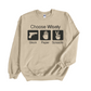 Choose Wisely Glock Embroidered Sweatshirt