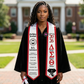 Deluxe Custom Graduation Stole | Fully Decorated | 3 Images, Degree, Organization & Achievements | Class of 2026