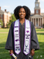 Deluxe Custom Graduation Stole | Fully Decorated | 3 Images, Degree, Organization & Achievements | Class of 2026