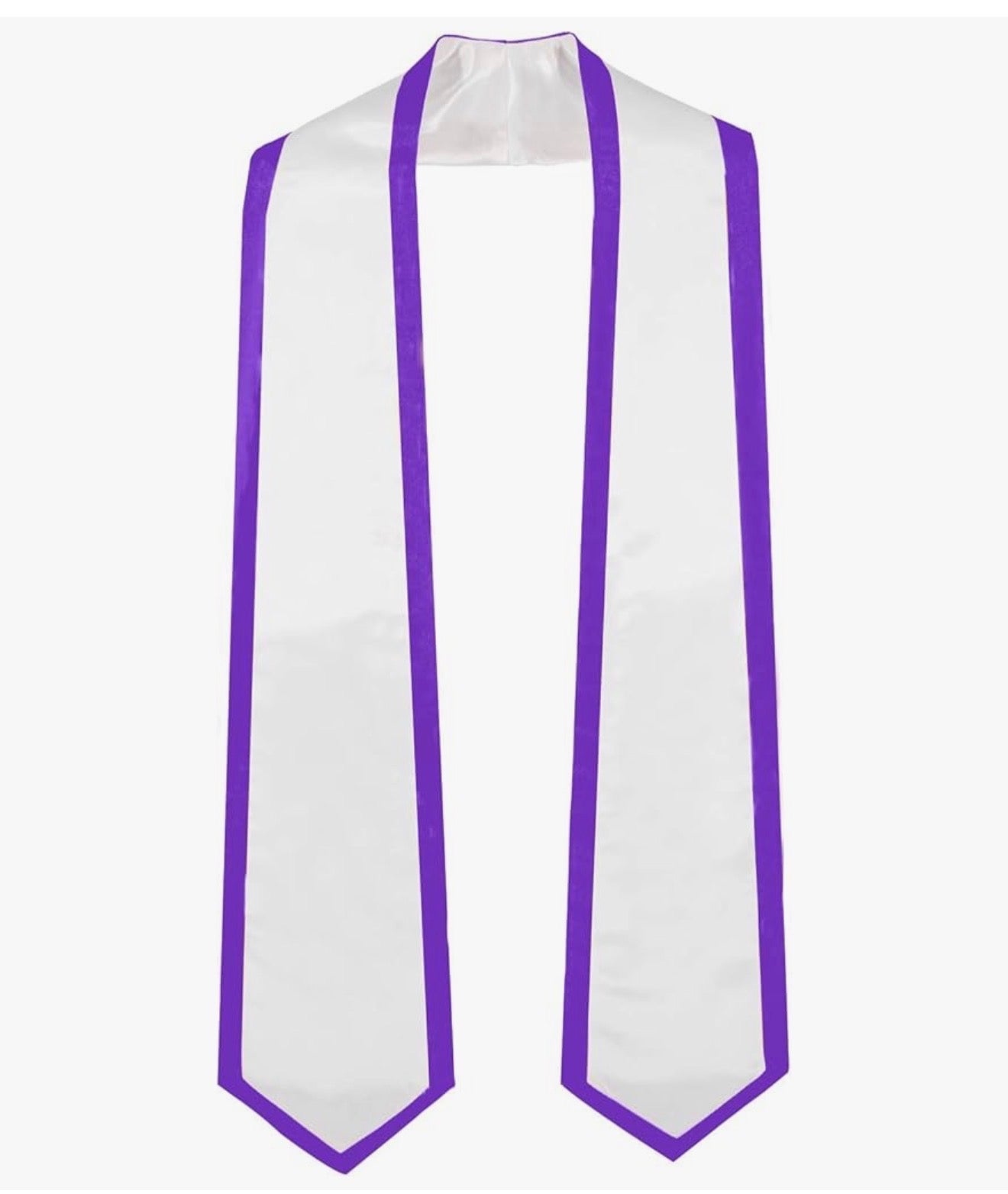 Custom Graduation Stole – Name, Logos & School Colors | Satin Stole (60” & 72”)