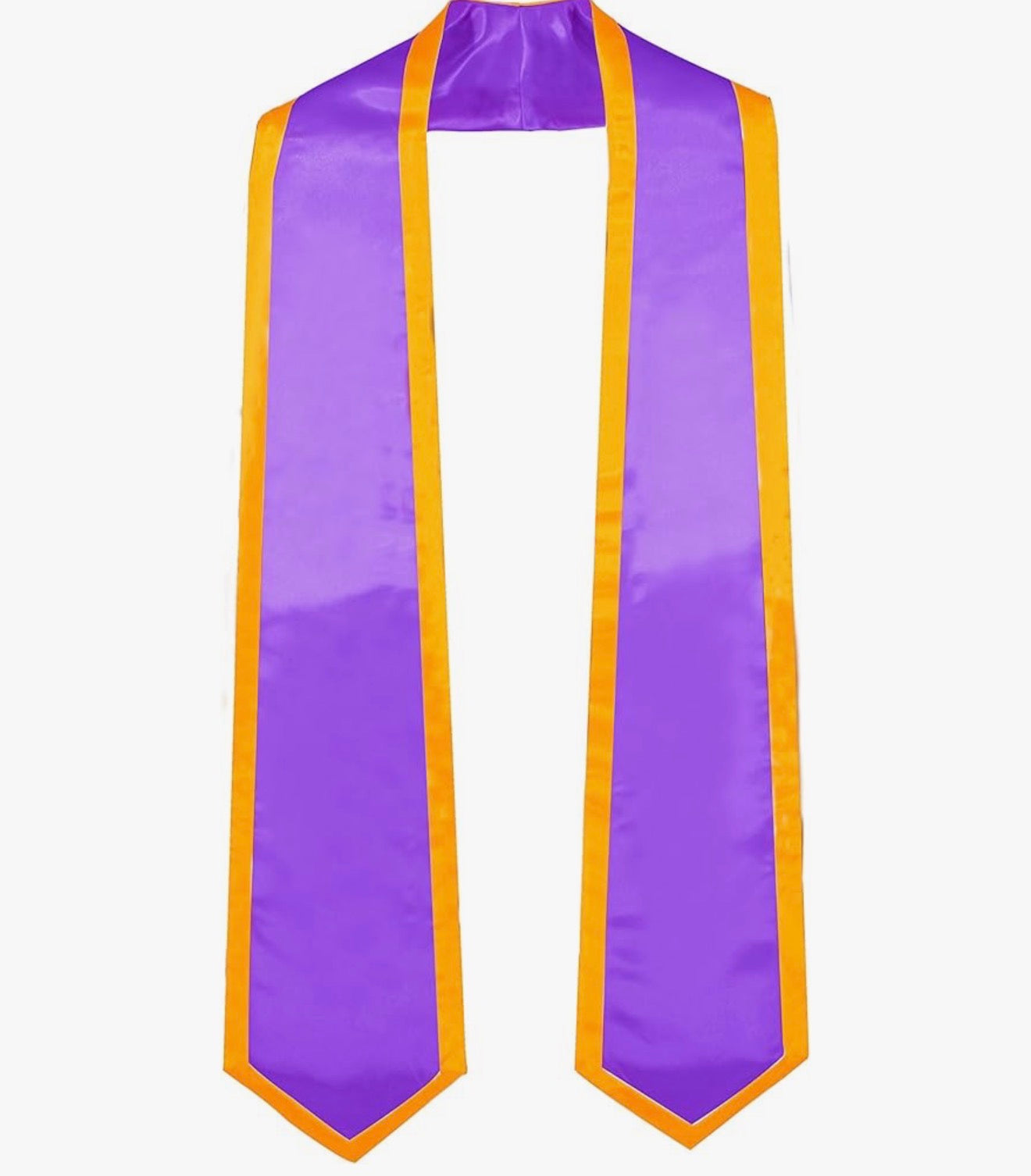 Custom Graduation Stole – Name, Logos & School Colors | Satin Stole (60” & 72”)