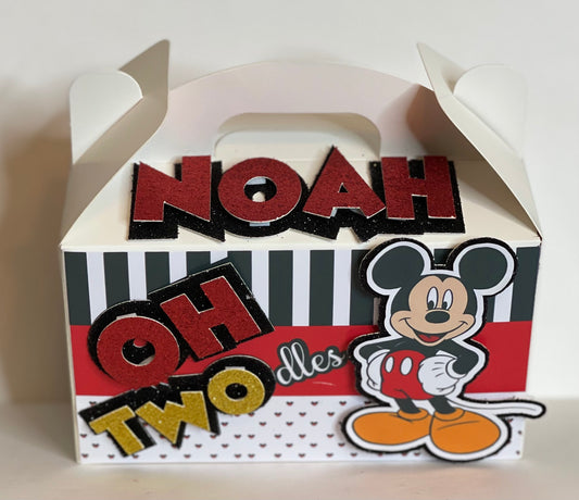 Custom Party Favor Gable Boxes – Set of 12
